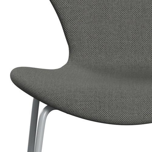 [product_category]-Fritz Hansen 3107 Chair Full Upholstery, Silver Grey/Re Wool Taupe/Natural-Fritz Hansen-3107FU-REW158-SIGREY-FRI-6