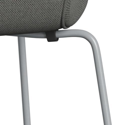 [product_category]-Fritz Hansen 3107 Chair Full Upholstery, Silver Grey/Re Wool Taupe/Natural-Fritz Hansen-3107FU-REW158-SIGREY-FRI-7