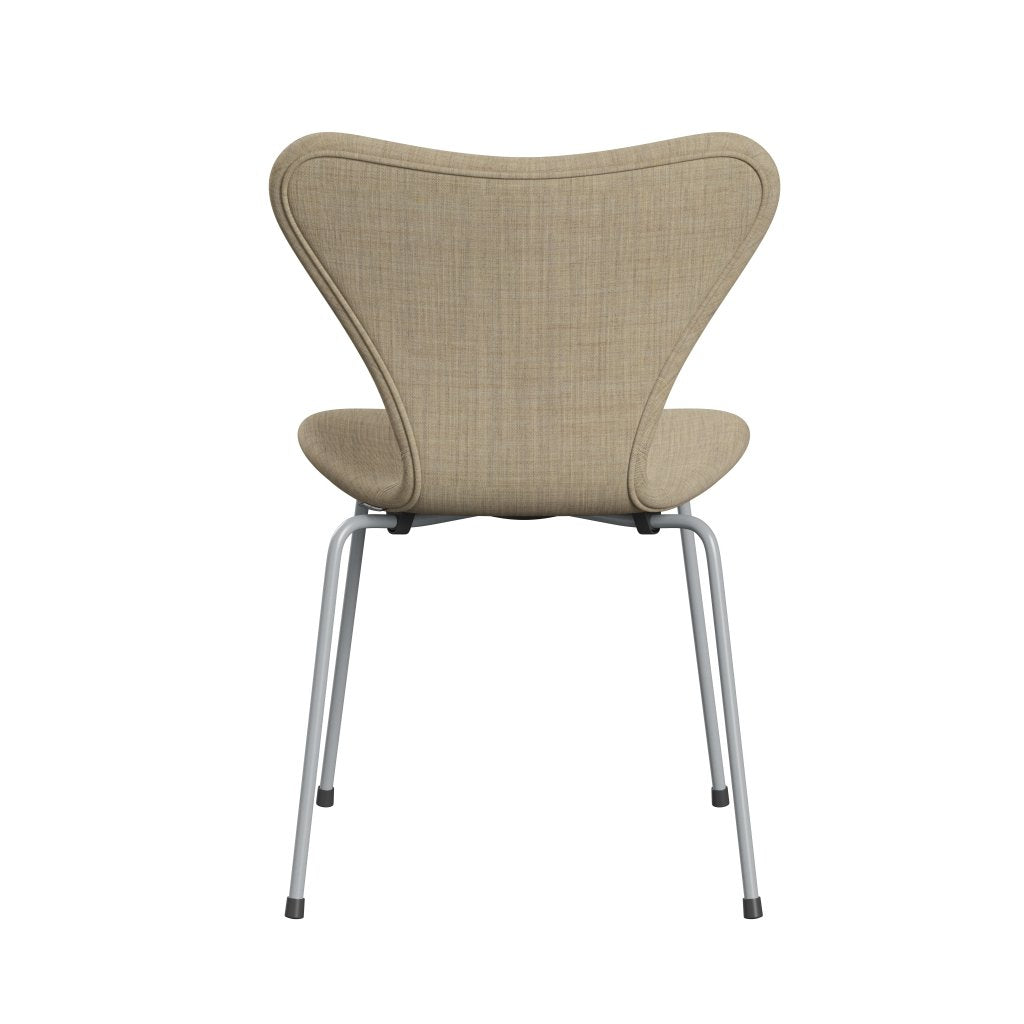 [product_category]-Fritz Hansen 3107 Chair Full Upholstery, Silver Grey/Remix Beige (Rem223)-Fritz Hansen-3107FU-REM223-SIGREY-FRI-4