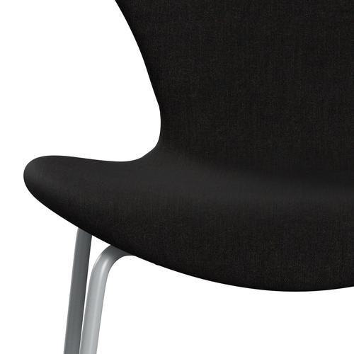 [product_category]-Fritz Hansen 3107 Chair Full Upholstery, Silver Grey/Remix Dark Brown (Rem393)-Fritz Hansen-3107FU-REM393-SIGREY-FRI-6