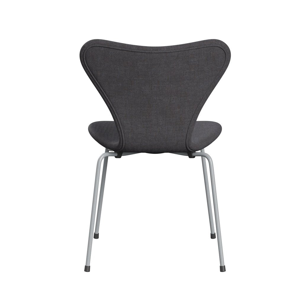 [product_category]-Fritz Hansen 3107 Chair Full Upholstery, Silver Grey/Remix Dark Grey (Rem266)-Fritz Hansen-3107FU-REM266-SIGREY-FRI-4