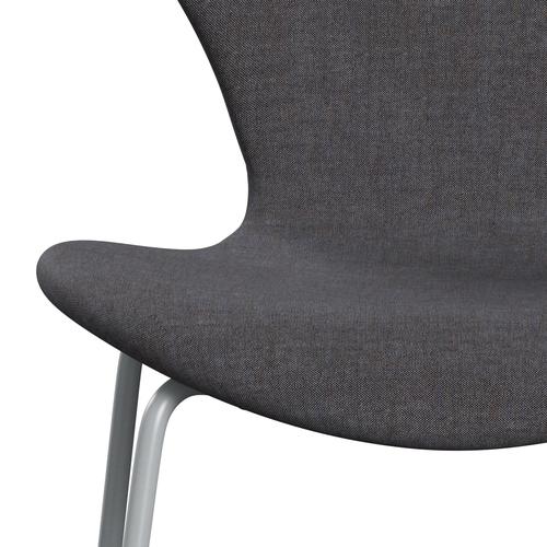 [product_category]-Fritz Hansen 3107 Chair Full Upholstery, Silver Grey/Remix Dark Grey (Rem266)-Fritz Hansen-3107FU-REM266-SIGREY-FRI-6