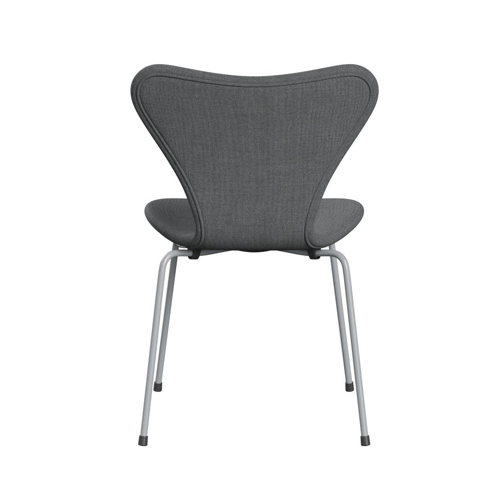 [product_category]-Fritz Hansen 3107 Chair Full Upholstery, Silver Grey/Remix Grey (Rem143)-Fritz Hansen-3107FU-REM143-SIGREY-FRI-4