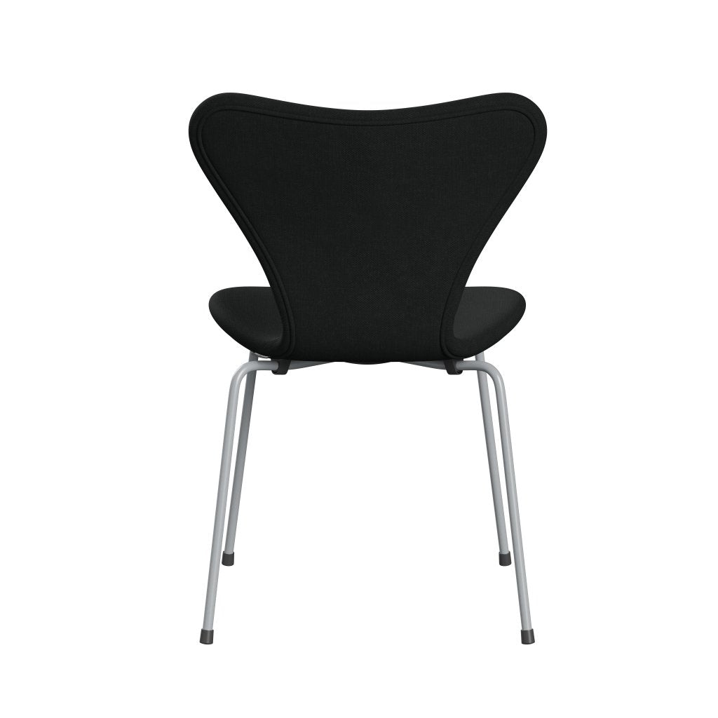 [product_category]-Fritz Hansen 3107 Chair Full Upholstery, Silver Grey/Steelcut Black-Fritz Hansen-3107FU-STI190-SIGREY-FRI-4