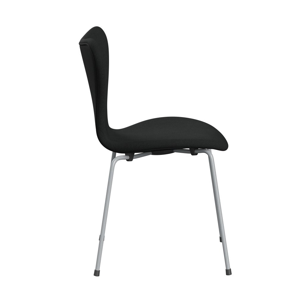 [product_category]-Fritz Hansen 3107 Chair Full Upholstery, Silver Grey/Steelcut Dark Brown (Sti380)-Fritz Hansen-3107FU-STI380-SIGREY-FRI-3