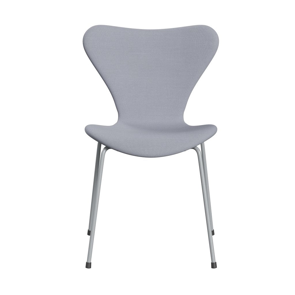 [product_category]-Fritz Hansen 3107 Chair Full Upholstery, Silver Grey/Steelcut Mouse Grey-Fritz Hansen-3107FU-STI120-SIGREY-FRI-1
