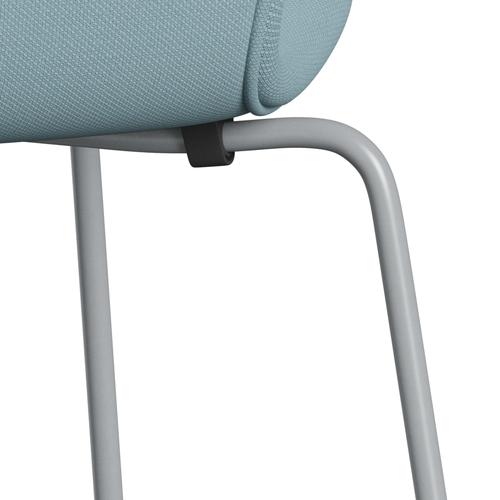 [product_category]-Fritz Hansen 3107 Chair Full Upholstery, Silver Grey/Steelcut Pastel Blue-Fritz Hansen-3107FU-STI820-SIGREY-FRI-7