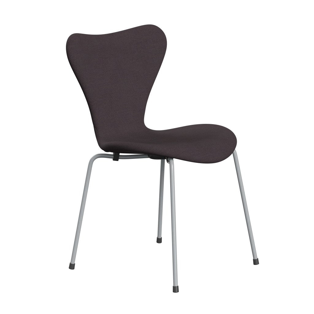 [product_category]-Fritz Hansen 3107 Chair Full Upholstery, Silver Grey/Steelcut Trio Brown-Fritz Hansen-3107FU-STR283-SIGREY-FRI-2