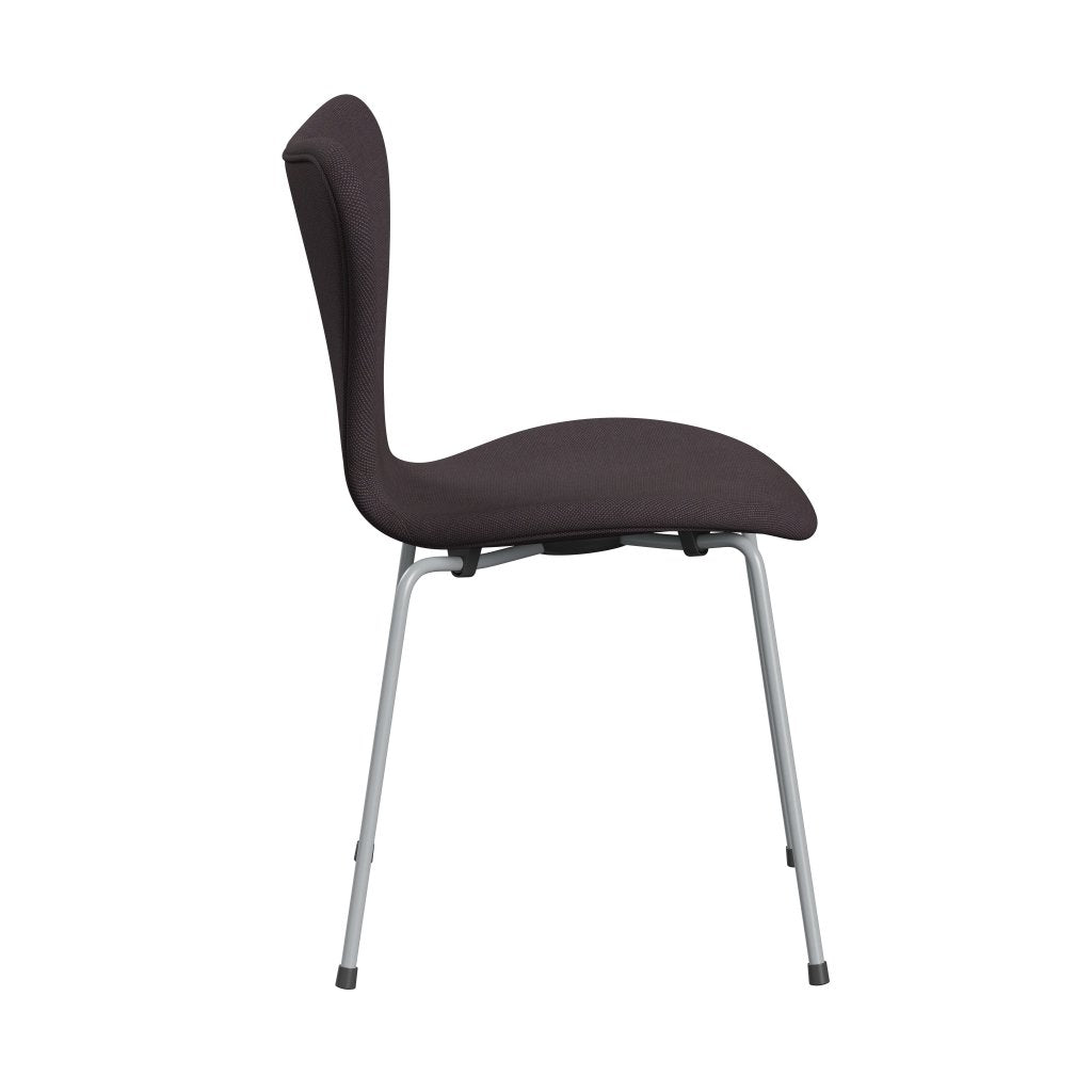 [product_category]-Fritz Hansen 3107 Chair Full Upholstery, Silver Grey/Steelcut Trio Brown-Fritz Hansen-3107FU-STR283-SIGREY-FRI-3