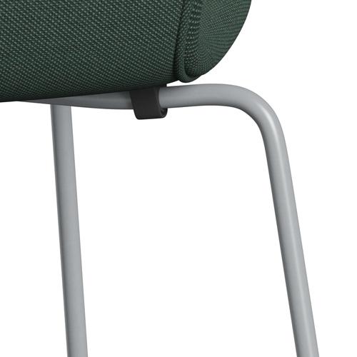 [product_category]-Fritz Hansen 3107 Chair Full Upholstery, Silver Grey/Steelcut Trio Dusty Green-Fritz Hansen-3107FU-STR966-SIGREY-FRI-7