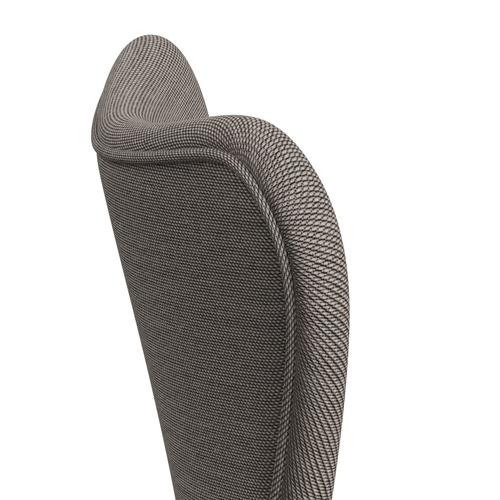 [product_category]-Fritz Hansen 3107 Chair Full Upholstery, Silver Grey/Steelcut Trio Pink/White/Black-Fritz Hansen-3107FU-STR616-SIGREY-FRI-5
