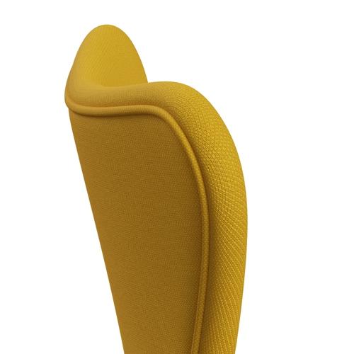 [product_category]-Fritz Hansen 3107 Chair Full Upholstery, Silver Grey/Steelcut Yellow-Fritz Hansen-3107FU-STI445-SIGREY-FRI-5