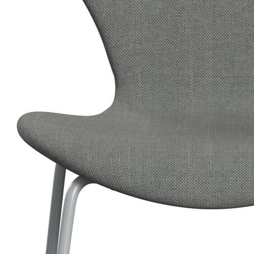 [product_category]-Fritz Hansen 3107 Chair Full Upholstery, Silver Grey/Sunniva 2 Grey-Fritz Hansen-3107FU-SV242-SIGREY-FRI-6