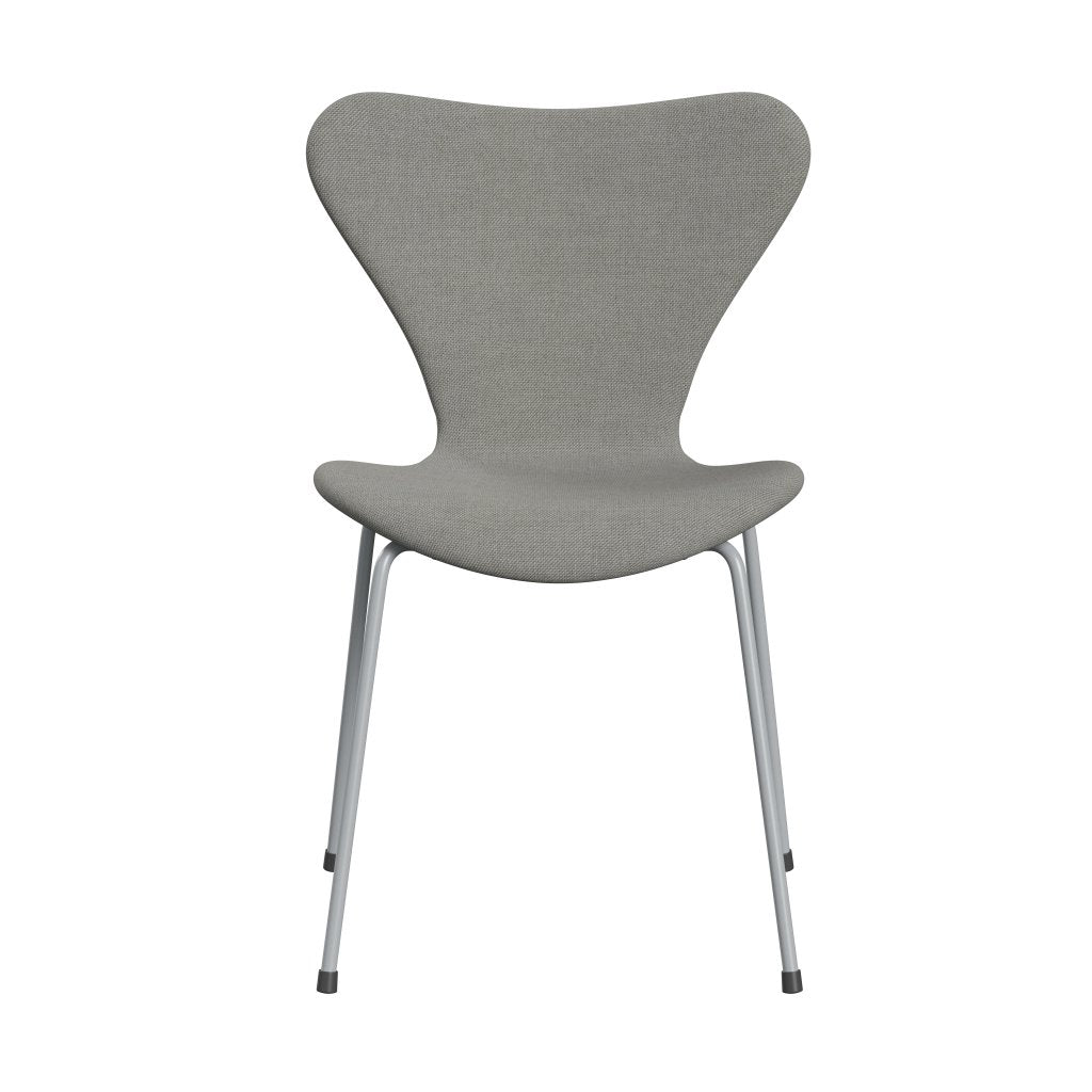 [product_category]-Fritz Hansen 3107 Chair Full Upholstery, Silver Grey/Sunniva 2 Sand/Light Grey-Fritz Hansen-3107FU-SV153-SIGREY-FRI-1