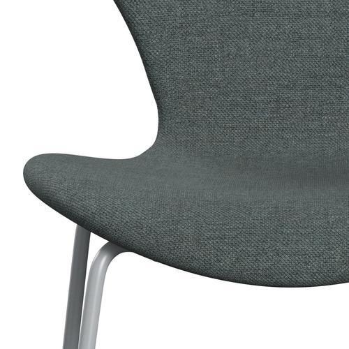 [product_category]-Fritz Hansen 3107 Chair Full Upholstery, Silver Grey/Sunniva 2 Steel Grey-Fritz Hansen-3107FU-SV1079-SIGREY-FRI-6