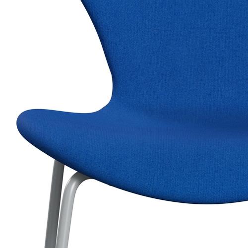 [product_category]-Fritz Hansen 3107 Chair Full Upholstery, Silver Grey/Tonus Blue-Fritz Hansen-3107FU-TON129-SIGREY-FRI-6