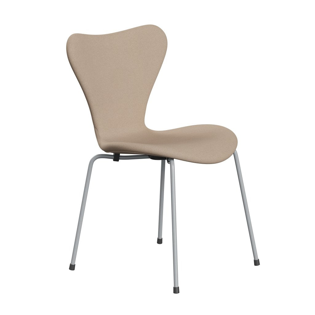 [product_category]-Fritz Hansen 3107 Chair Full Upholstery, Silver Grey/Tonus Sand-Fritz Hansen-3107FU-TON135-SIGREY-FRI-2