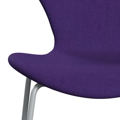 [product_category]-Fritz Hansen 3107 Chair Full Upholstery, Silver Grey/Tonus Violet-Fritz Hansen-3107FU-TON634-SIGREY-FRI-6