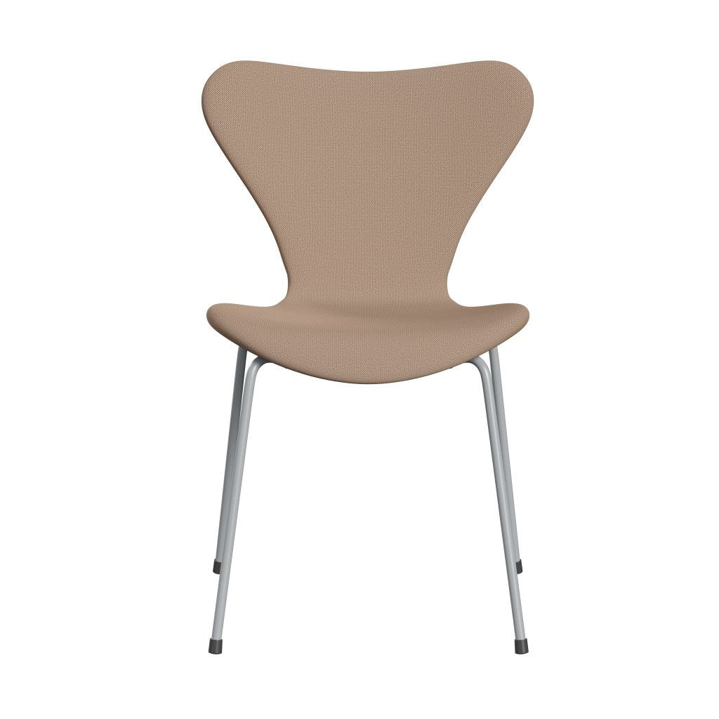 Fritz Hansen 3107 Chair Full Upholstery, Silvergrey/Capture Pink Sand