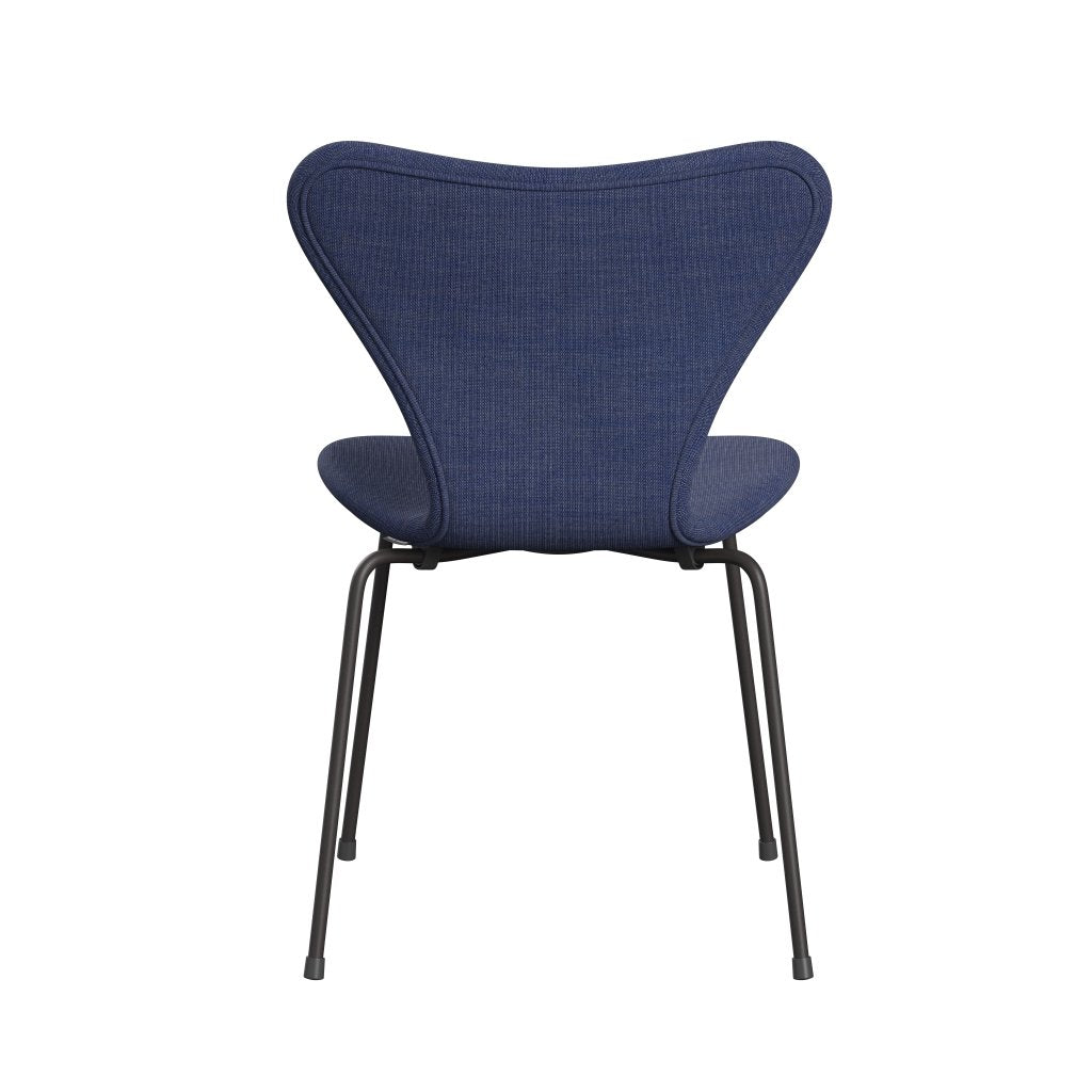 [product_category]-Fritz Hansen 3107 Chair Full Upholstery, Warm Graphite/Canvas Washed Blue-Fritz Hansen-3107FU-CA0726-WARGRA-FRI-4
