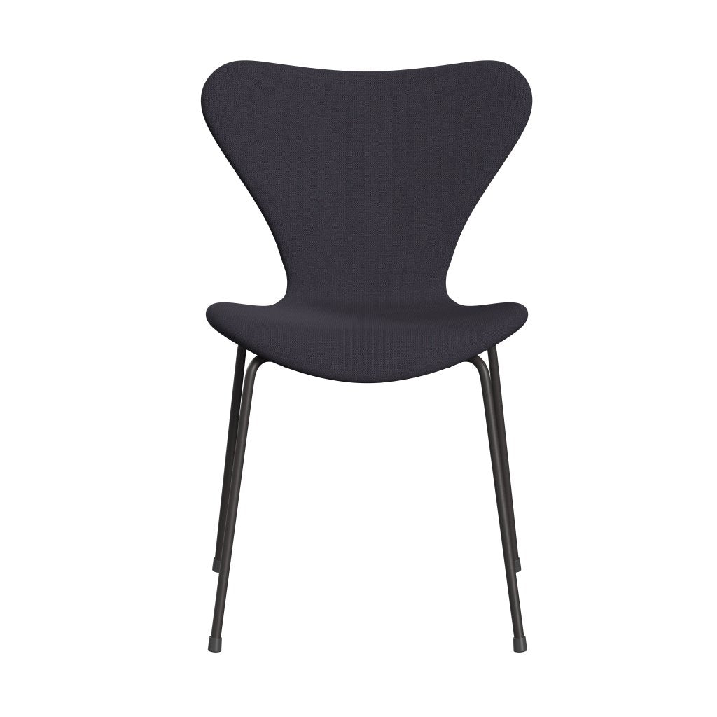 [product_category]-Fritz Hansen 3107 Chair Full Upholstery, Warm Graphite/Capture Blue Charcoal-Fritz Hansen-3107FU-CP5201-WARGRA-FRI-1