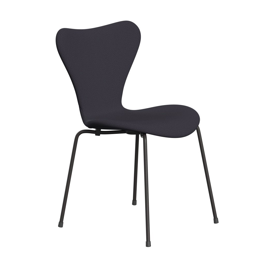 [product_category]-Fritz Hansen 3107 Chair Full Upholstery, Warm Graphite/Capture Blue Charcoal-Fritz Hansen-3107FU-CP5201-WARGRA-FRI-2