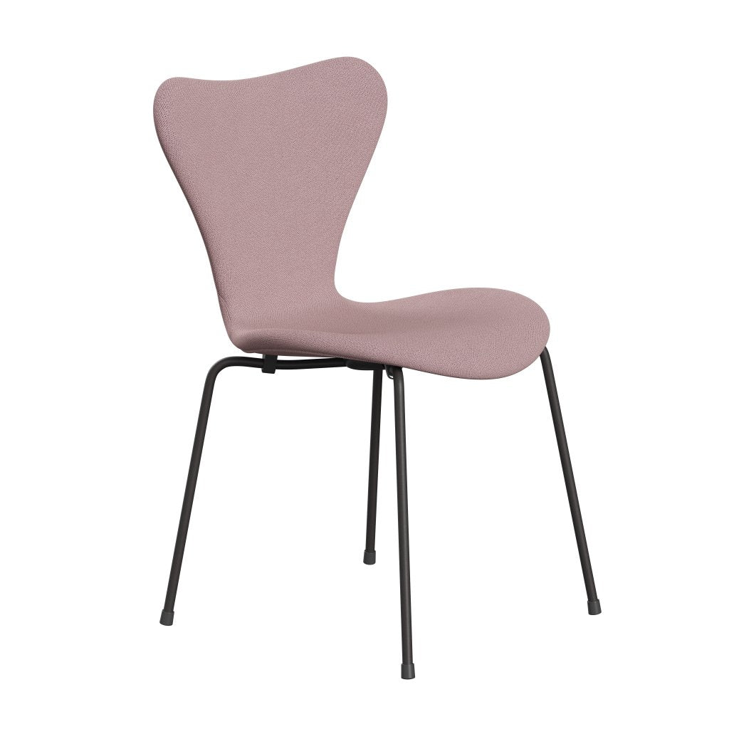 [product_category]-Fritz Hansen 3107 Chair Full Upholstery, Warm Graphite/Capture Pink-Fritz Hansen-3107FU-CP4801-WARGRA-FRI-2