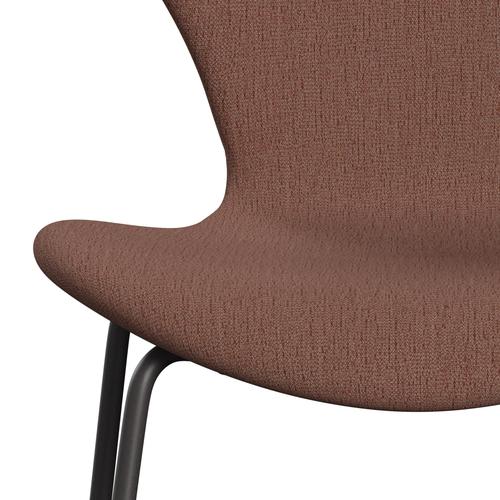 [product_category]-Fritz Hansen 3107 Chair Full Upholstery, Warm Graphite/Christianshavn Beige/Orange-Fritz Hansen-3107FU-CH1132-WARGRA-FRI-6