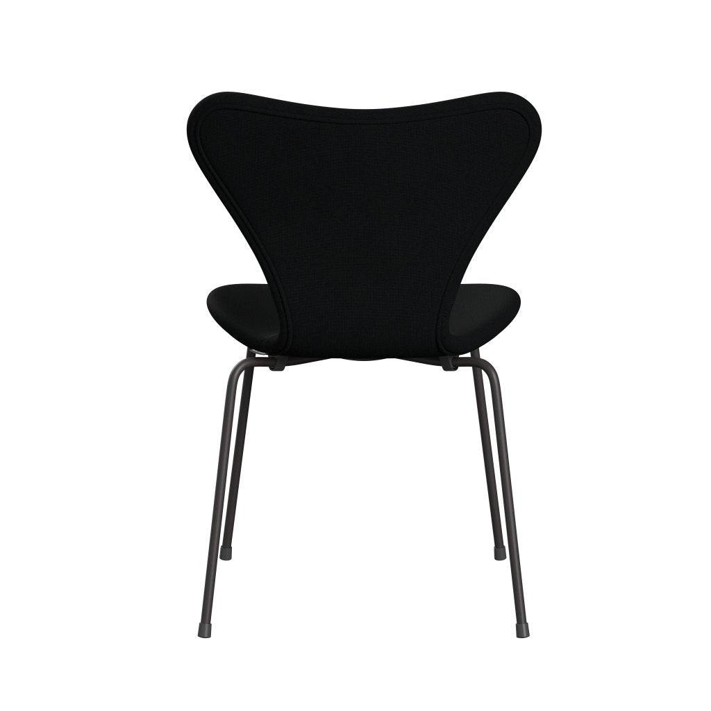 [product_category]-Fritz Hansen 3107 Chair Full Upholstery, Warm Graphite/Christianshavn Black Plain-Fritz Hansen-3107FU-CH1175-WARGRA-FRI-4