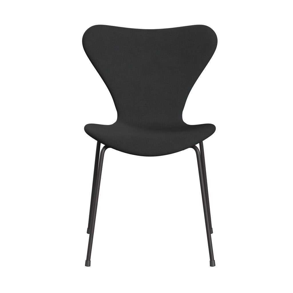 [product_category]-Fritz Hansen 3107 Chair Full Upholstery, Warm Graphite/Christianshavn Dark Grey-Fritz Hansen-3107FU-CH1174-WARGRA-FRI-1