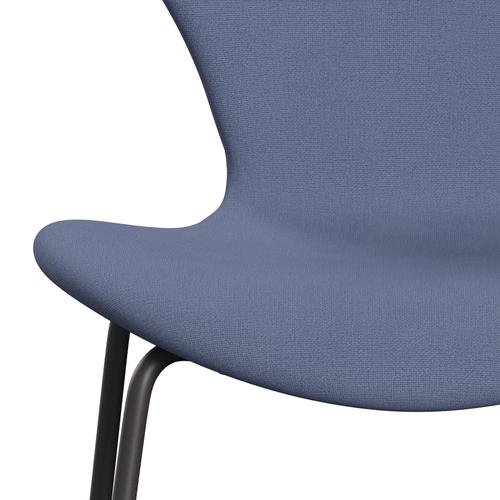 [product_category]-Fritz Hansen 3107 Chair Full Upholstery, Warm Graphite/Christianshavn Light Blue Plain-Fritz Hansen-3107FU-CH1151-WARGRA-FRI-6