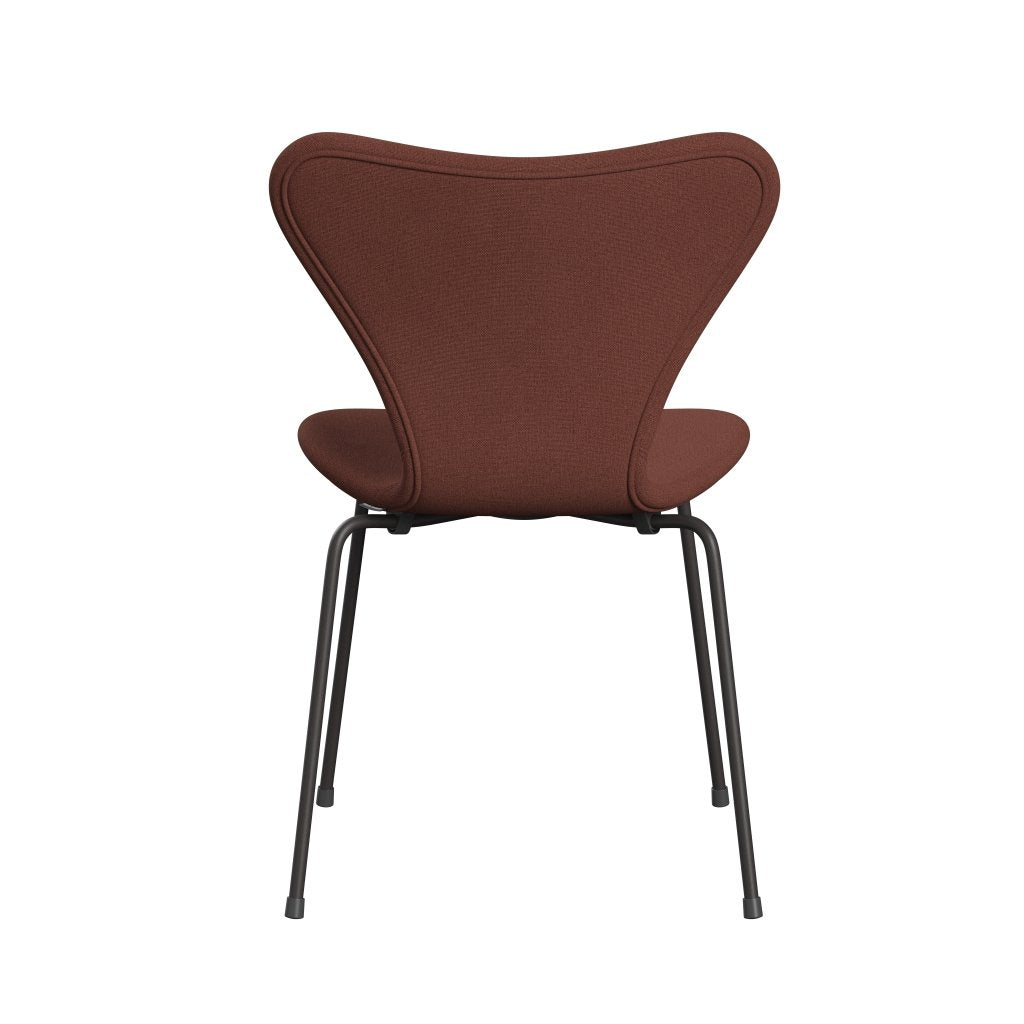 [product_category]-Fritz Hansen 3107 Chair Full Upholstery, Warm Graphite/Christianshavn Orange-Fritz Hansen-3107FU-CH1133-WARGRA-FRI-4