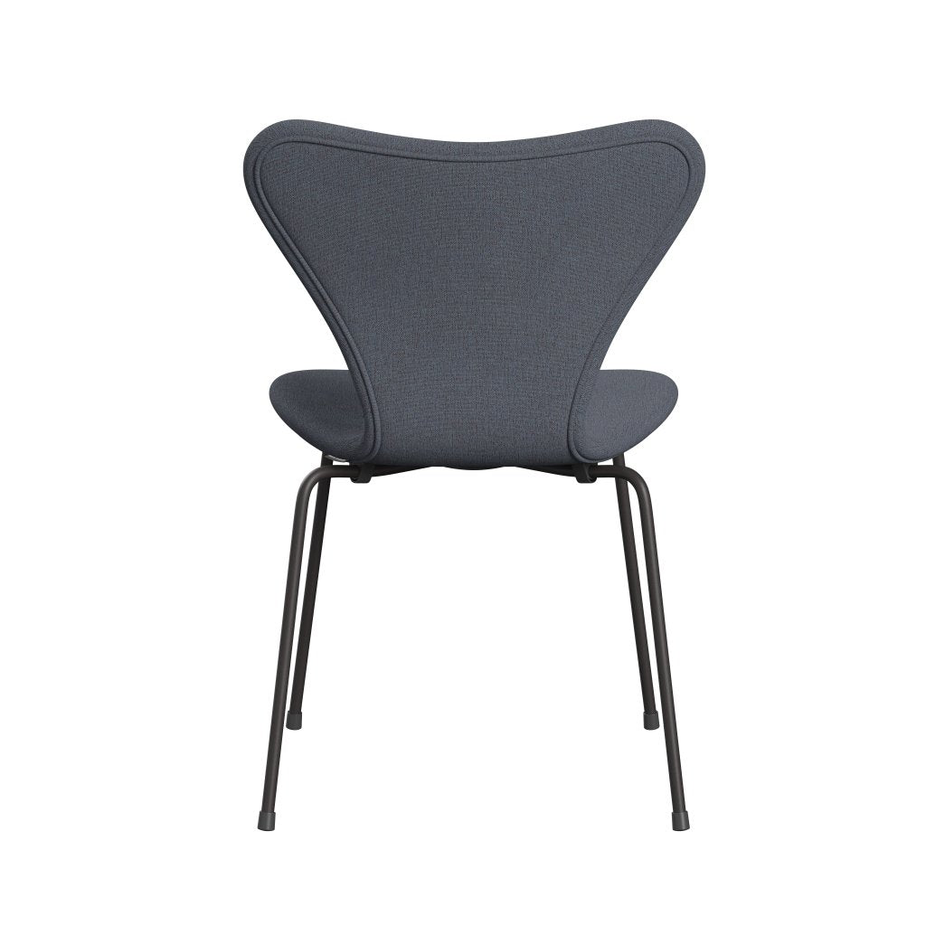 [product_category]-Fritz Hansen 3107 Chair Full Upholstery, Warm Graphite/Christianshavn Orange/Blue-Fritz Hansen-3107FU-CH1150-WARGRA-FRI-4