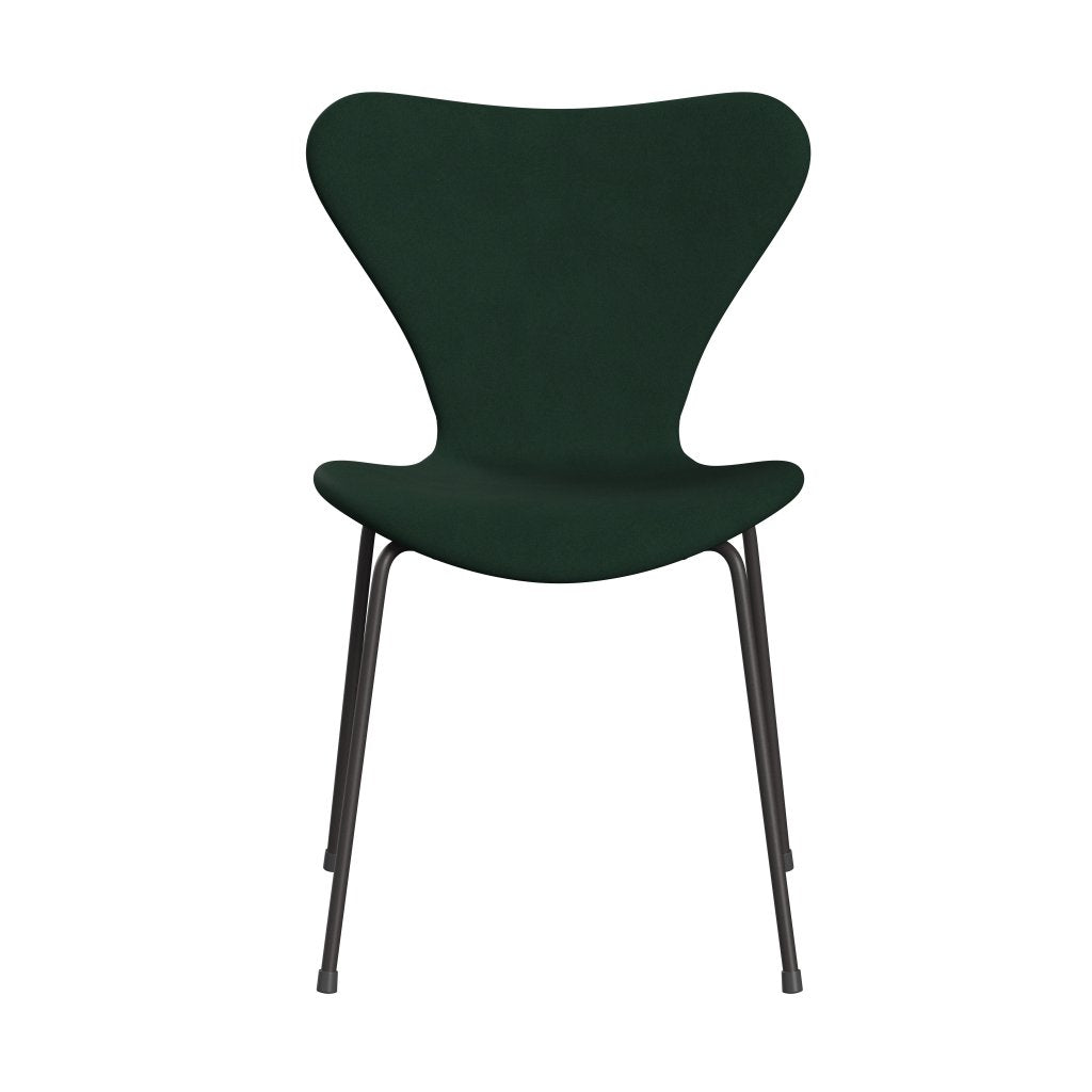 [product_category]-Fritz Hansen 3107 Chair Full Upholstery, Warm Graphite/Comfort Dark Green-Fritz Hansen-3107FU-C00018-WARGRA-FRI-1