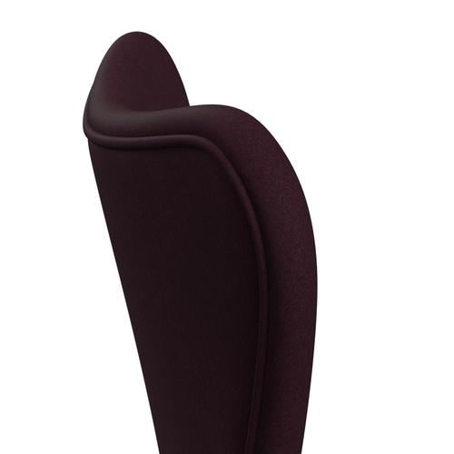 [product_category]-Fritz Hansen 3107 Chair Full Upholstery, Warm Graphite/Comfort Light Bordeaux-Fritz Hansen-3107FU-C01163-WARGRA-FRI-5