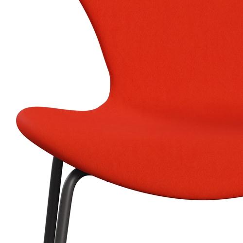 [product_category]-Fritz Hansen 3107 Chair Full Upholstery, Warm Graphite/Comfort Orange/Red-Fritz Hansen-3107FU-C63006-WARGRA-FRI-6