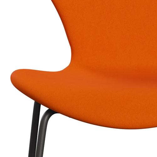 [product_category]-Fritz Hansen 3107 Chair Full Upholstery, Warm Graphite/Comfort Yellow/Orange-Fritz Hansen-3107FU-C63001-WARGRA-FRI-6