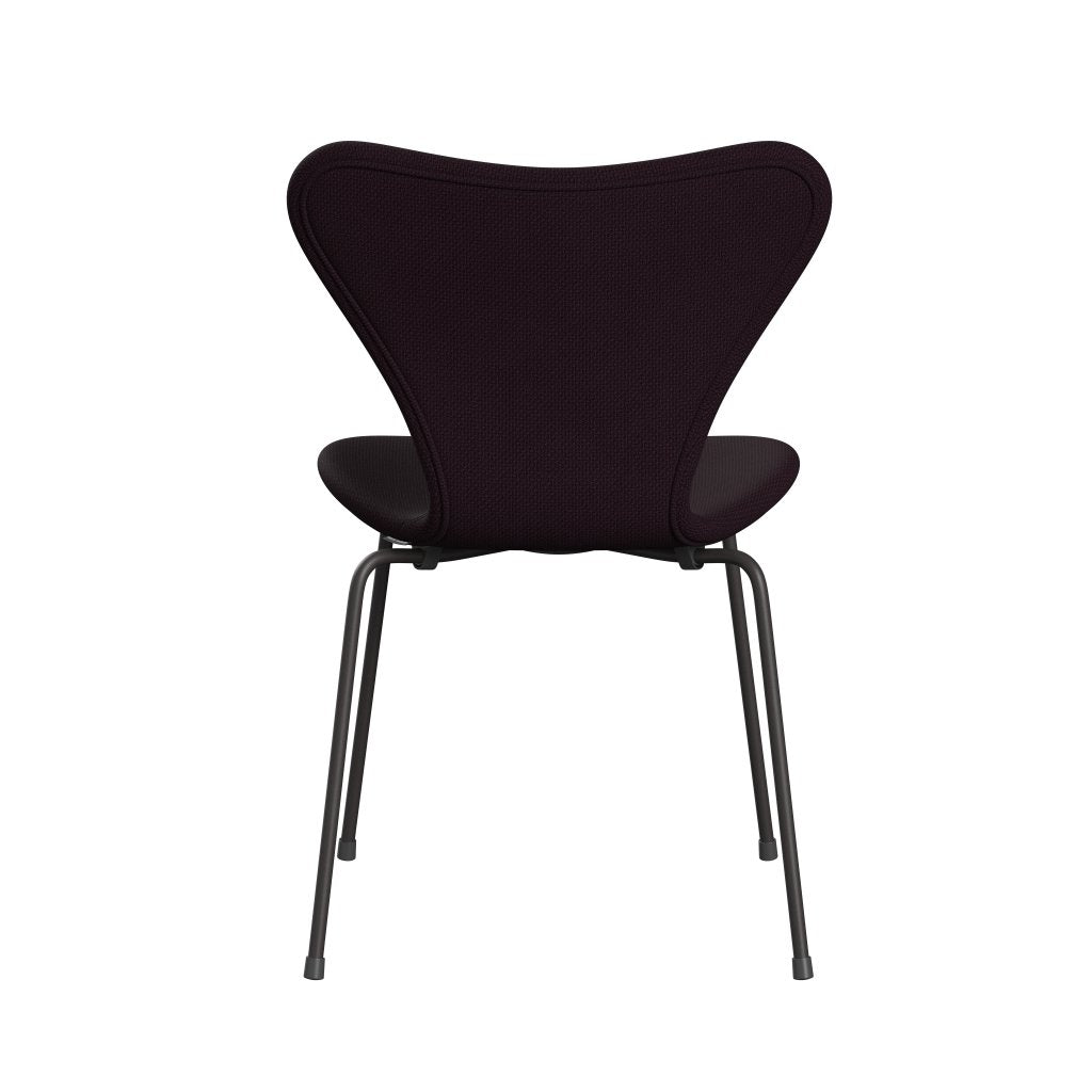 [product_category]-Fritz Hansen 3107 Chair Full Upholstery, Warm Graphite/Diablo Plum-Fritz Hansen-3107FU-DIA301-WARGRA-FRI-4