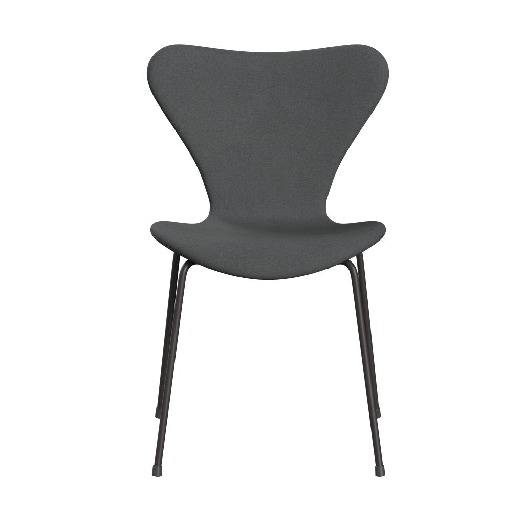 [product_category]-Fritz Hansen 3107 Chair Full Upholstery, Warm Graphite/Divina Dark Grey-Fritz Hansen-3107FU-DIV173-WARGRA-FRI-1