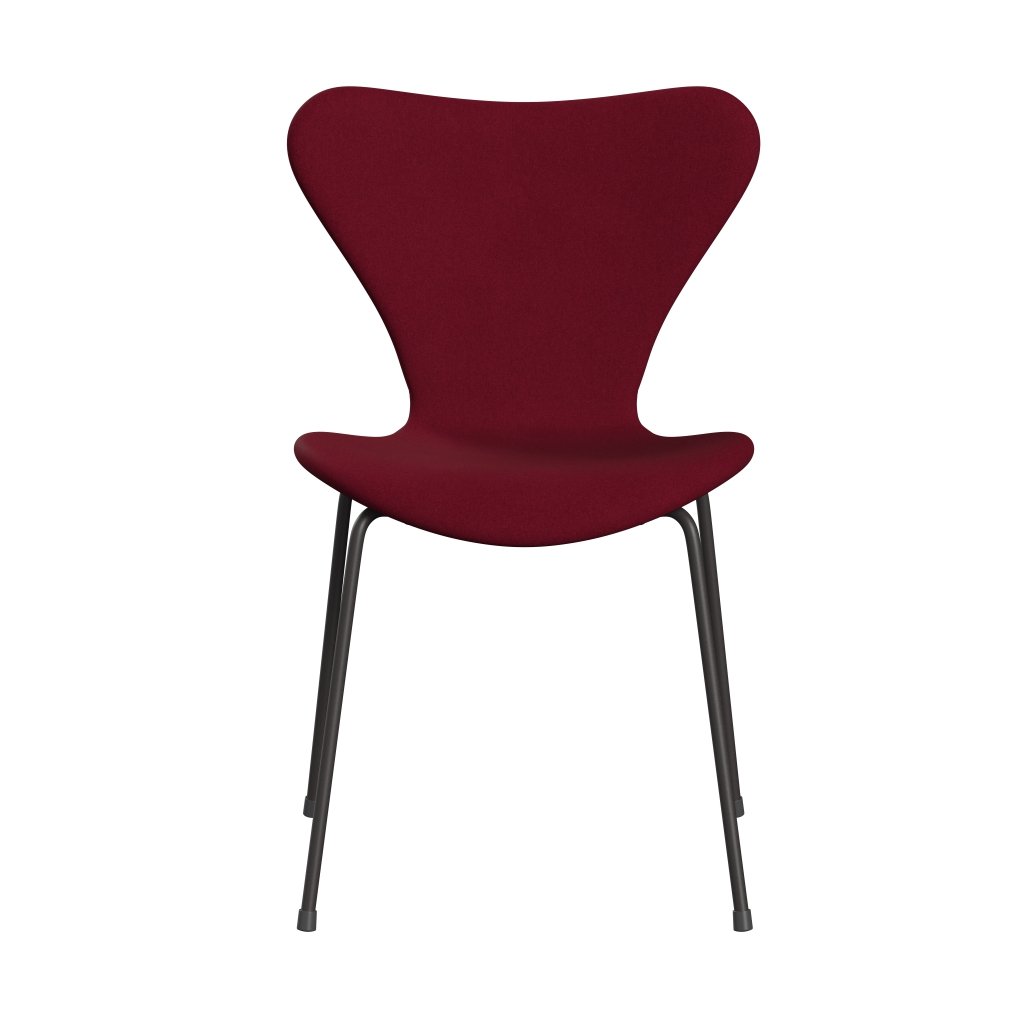 [product_category]-Fritz Hansen 3107 Chair Full Upholstery, Warm Graphite/Divina Light Aubergine-Fritz Hansen-3107FU-DIV652-WARGRA-FRI-1