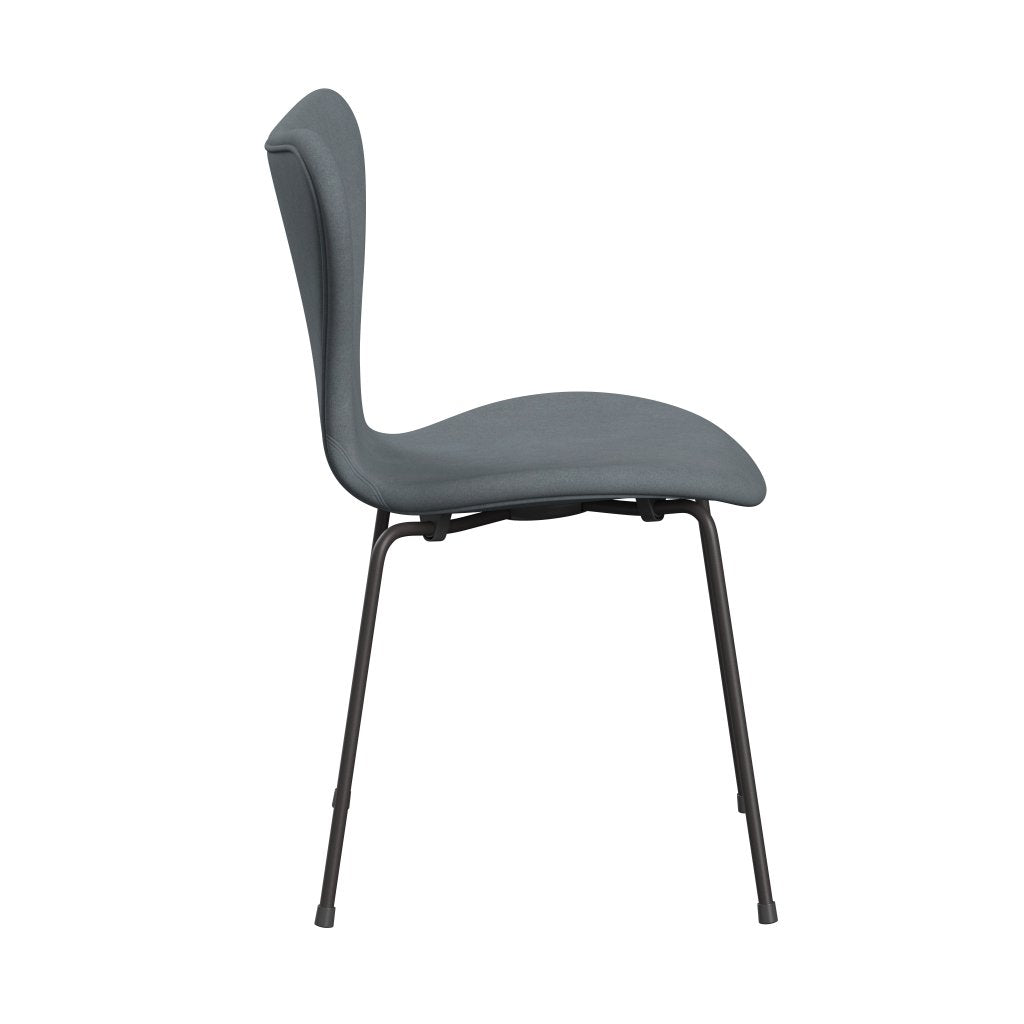 [product_category]-Fritz Hansen 3107 Chair Full Upholstery, Warm Graphite/Divina Light Grey-Fritz Hansen-3107FU-DIV171-WARGRA-FRI-3