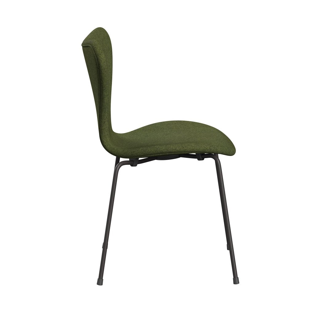 [product_category]-Fritz Hansen 3107 Chair Full Upholstery, Warm Graphite/Divina Md Wintergreen-Fritz Hansen-3107FU-DMD943-WARGRA-FRI-3