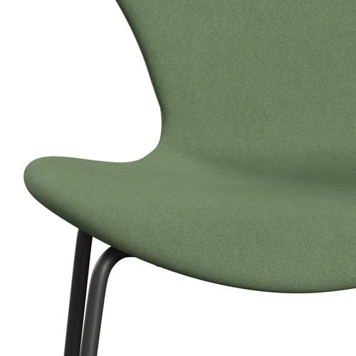 [product_category]-Fritz Hansen 3107 Chair Full Upholstery, Warm Graphite/Divina Olive Green-Fritz Hansen-3107FU-DIV856-WARGRA-FRI-6