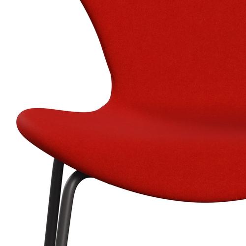 [product_category]-Fritz Hansen 3107 Chair Full Upholstery, Warm Graphite/Divina Red (Div562)-Fritz Hansen-3107FU-DIV562-WARGRA-FRI-6