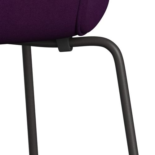 [product_category]-Fritz Hansen 3107 Chair Full Upholstery, Warm Graphite/Divina Violet (Div696)-Fritz Hansen-3107FU-DIV696-WARGRA-FRI-7