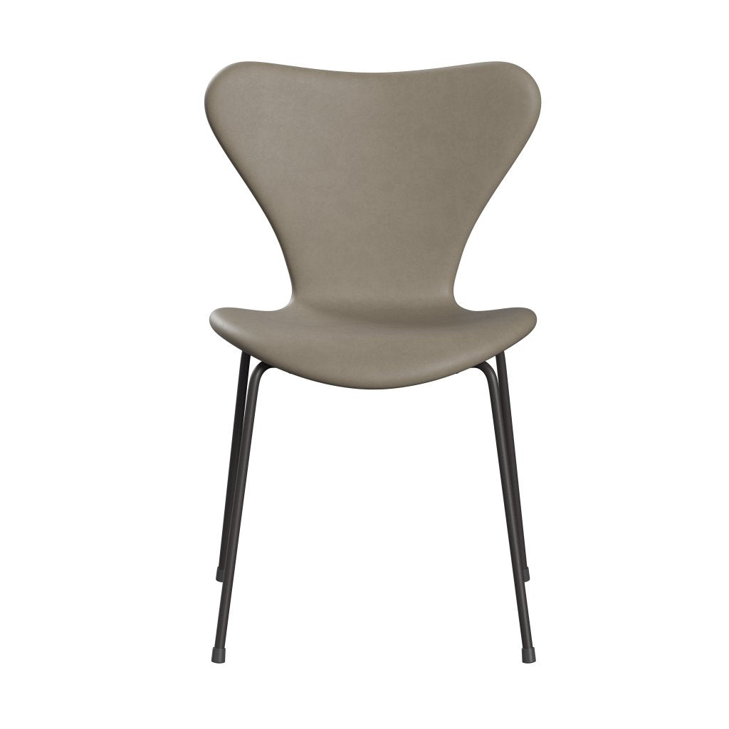 [product_category]-Fritz Hansen 3107 Chair Full Upholstery, Warm Graphite/Essential Light Grey-Fritz Hansen-3107FU-STLIGR-WARGRA-FRI-1