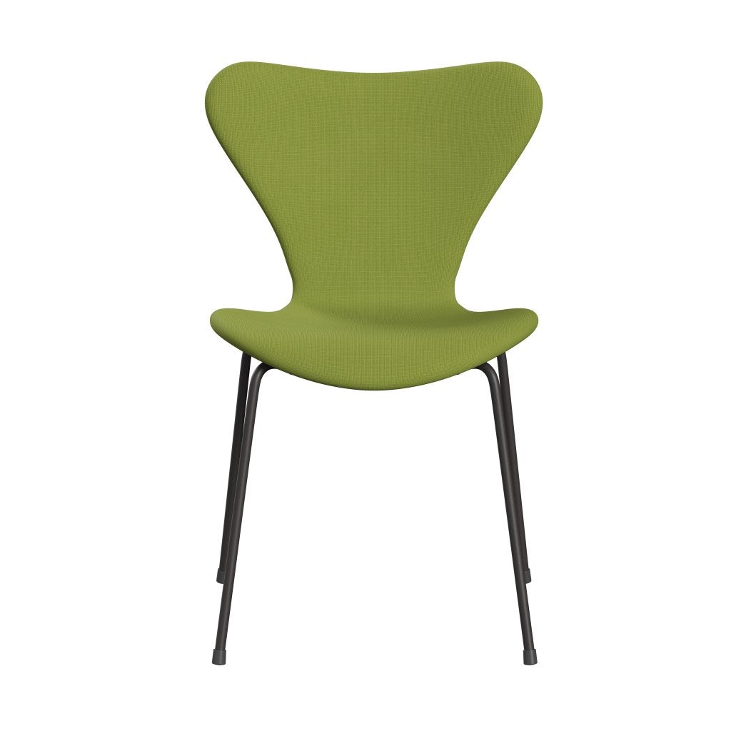 [product_category]-Fritz Hansen 3107 Chair Full Upholstery, Warm Graphite/Fame Light Grass Green-Fritz Hansen-3107FU-F68145-WARGRA-FRI-1