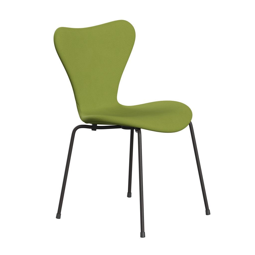 [product_category]-Fritz Hansen 3107 Chair Full Upholstery, Warm Graphite/Fame Light Grass Green-Fritz Hansen-3107FU-F68145-WARGRA-FRI-2