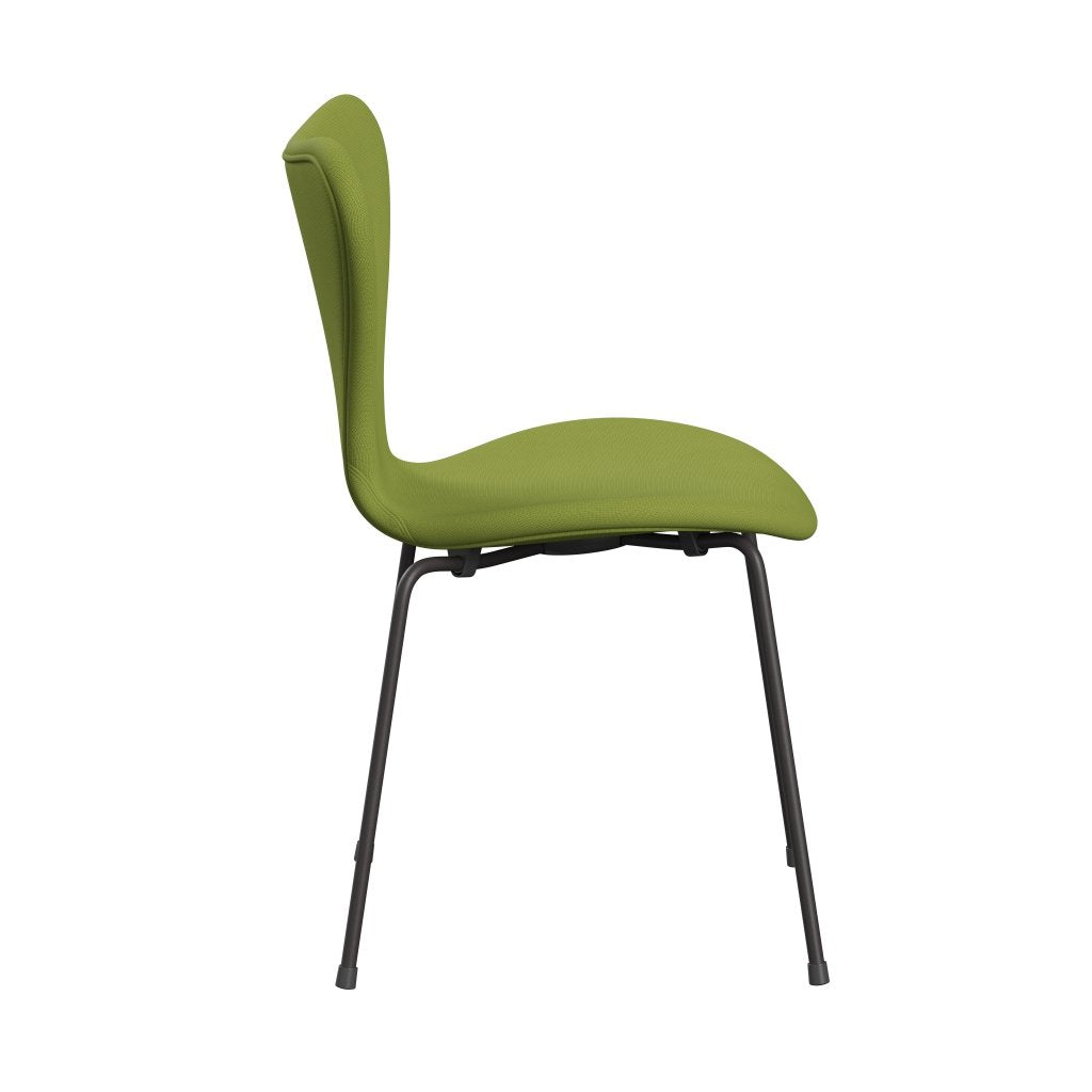 [product_category]-Fritz Hansen 3107 Chair Full Upholstery, Warm Graphite/Fame Light Grass Green-Fritz Hansen-3107FU-F68145-WARGRA-FRI-3