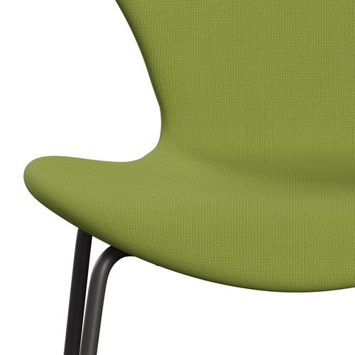 [product_category]-Fritz Hansen 3107 Chair Full Upholstery, Warm Graphite/Fame Light Grass Green-Fritz Hansen-3107FU-F68145-WARGRA-FRI-6